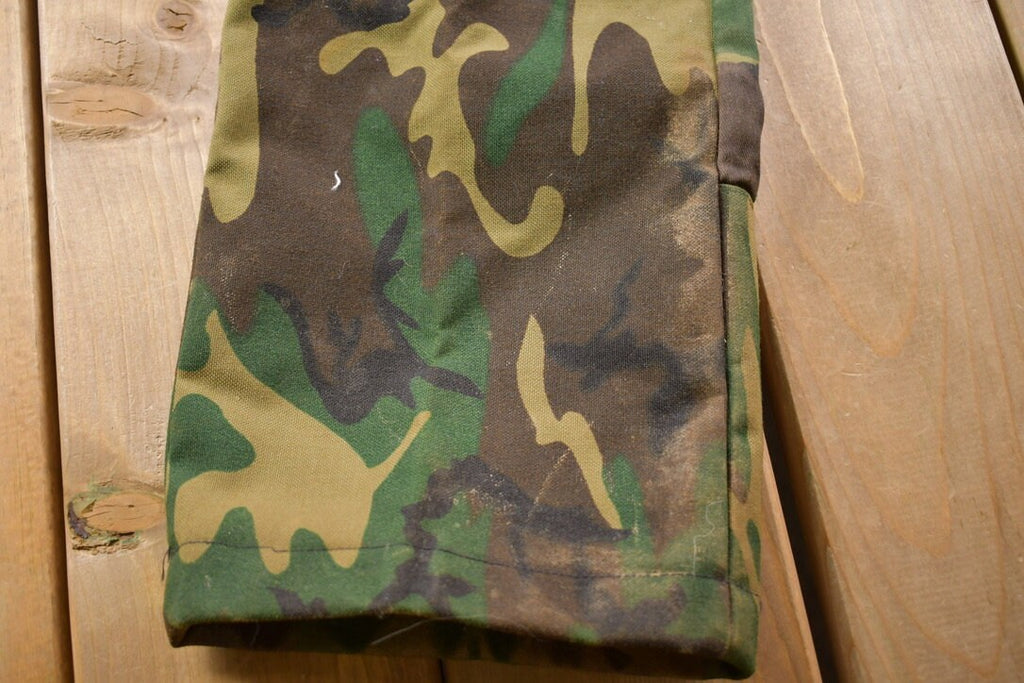 Vintage 1990's Cabela's Woodland Camouflage Hunting Pants Size 34 x 29