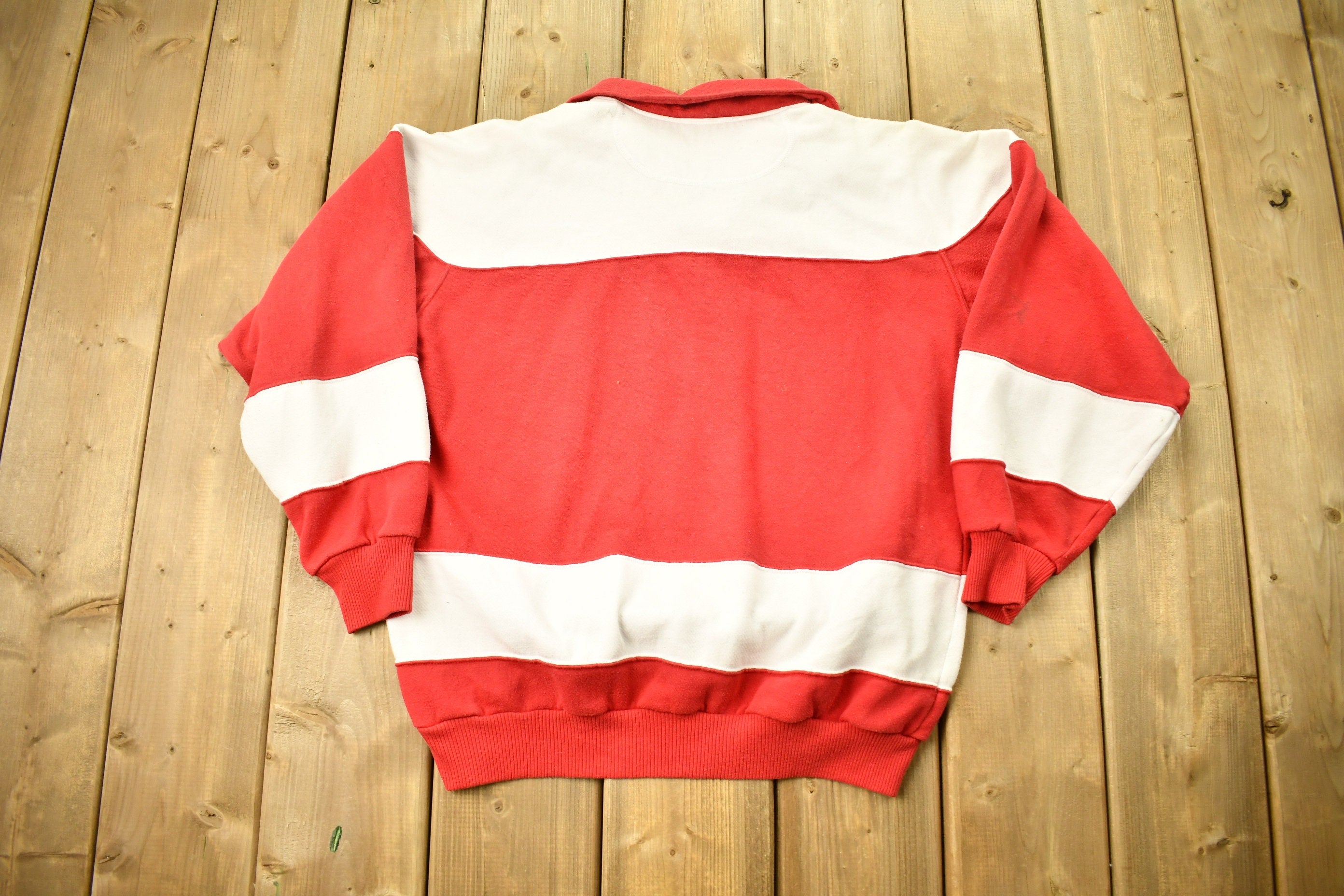 Vintage 1970s California Collared Raglan Sweatshirt