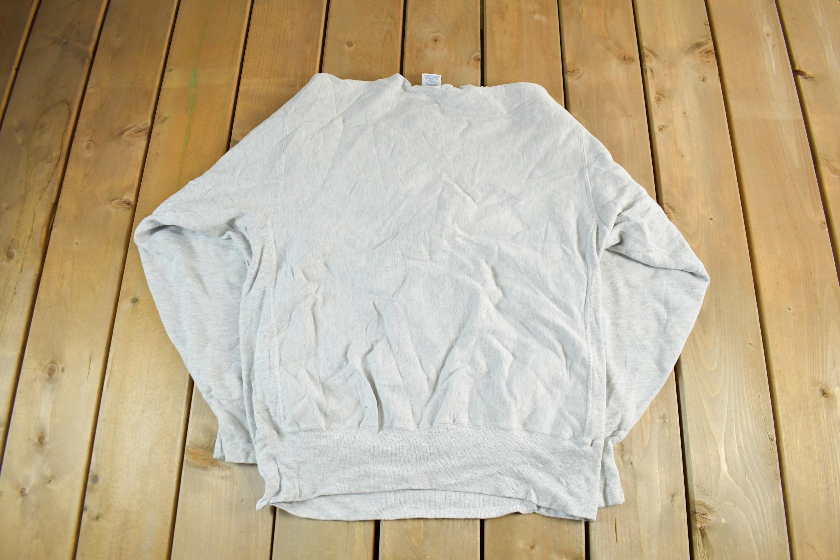 Vintage 1990s Vancouver Canucks NHL Champion Reverse Weave Crewneck Sweatshirt Men's XL