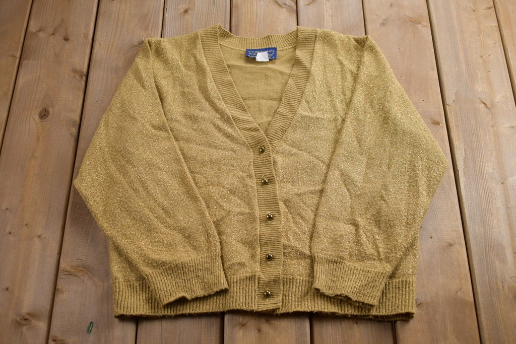 Vintage 1990s Knitted Cardigan Sweater