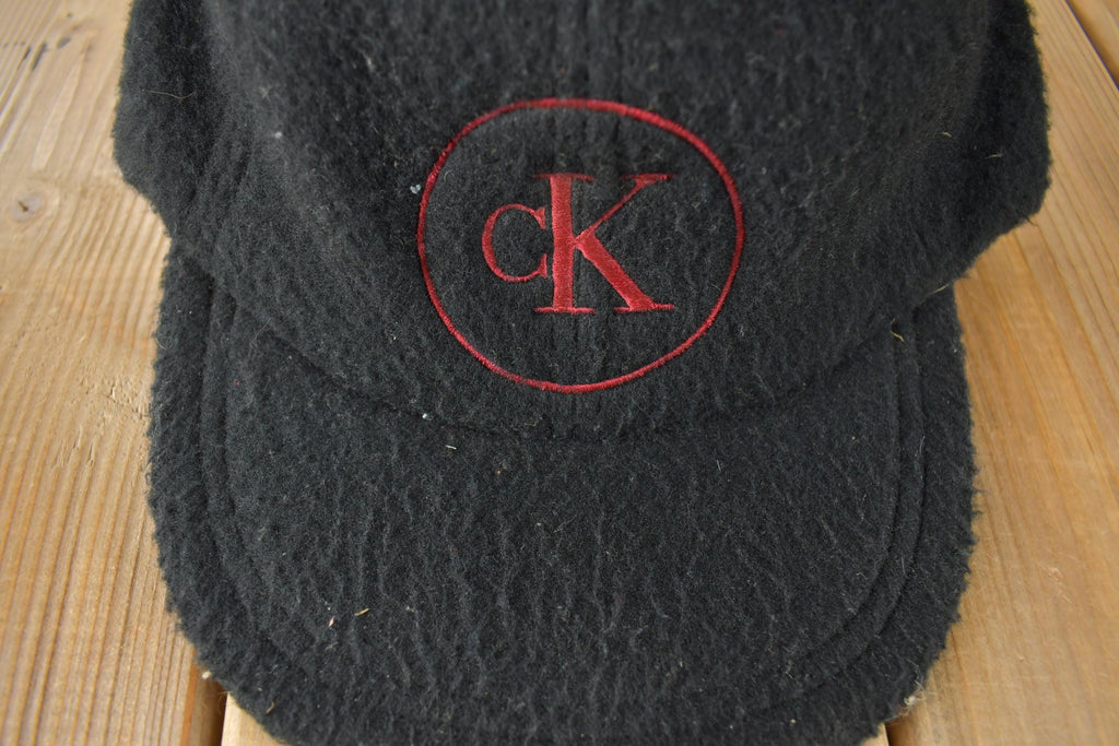 Vintage 1990s Calvin Klein Fleece Fitted Cap