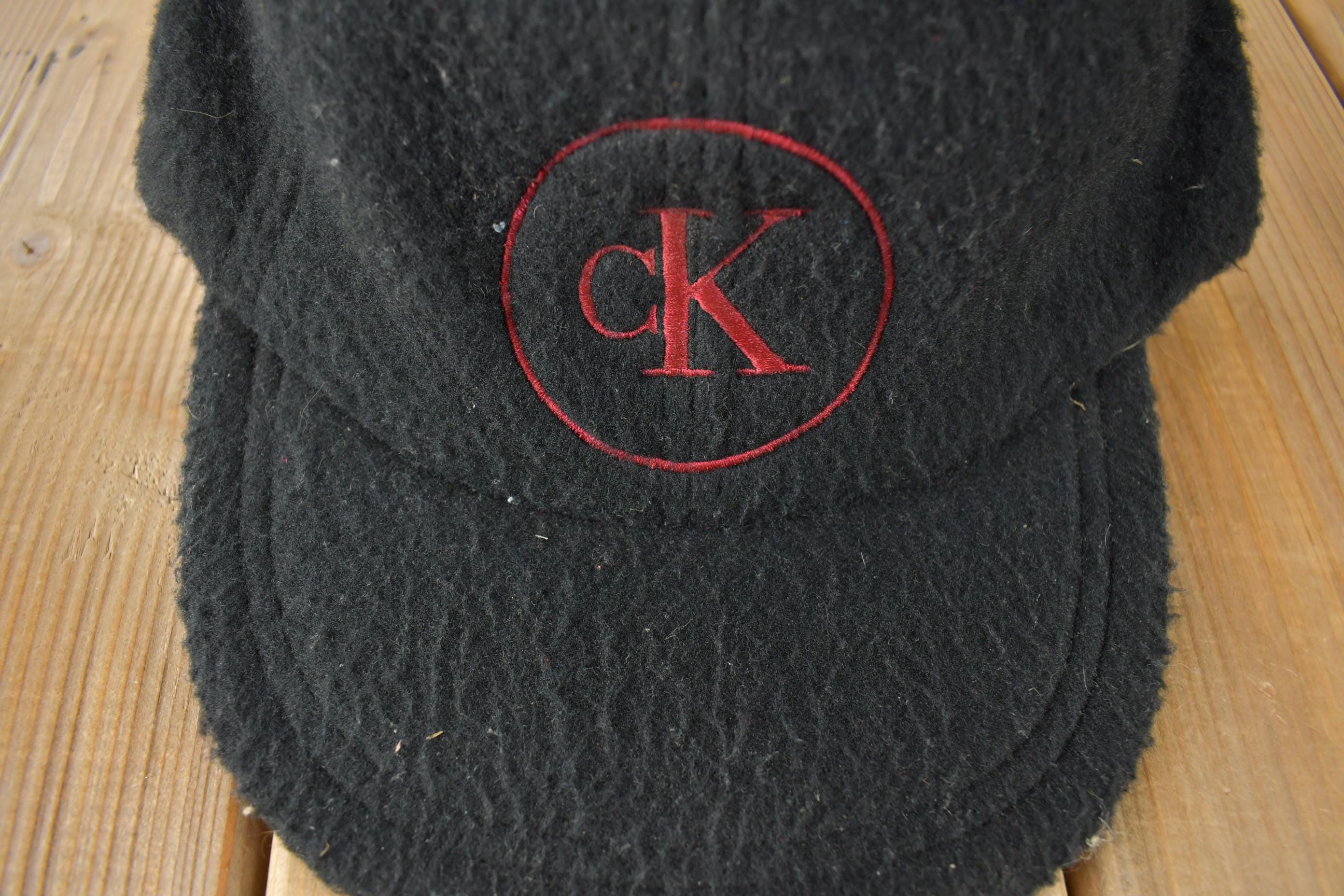 Vintage 1990s Calvin Klein Fleece Fitted Cap