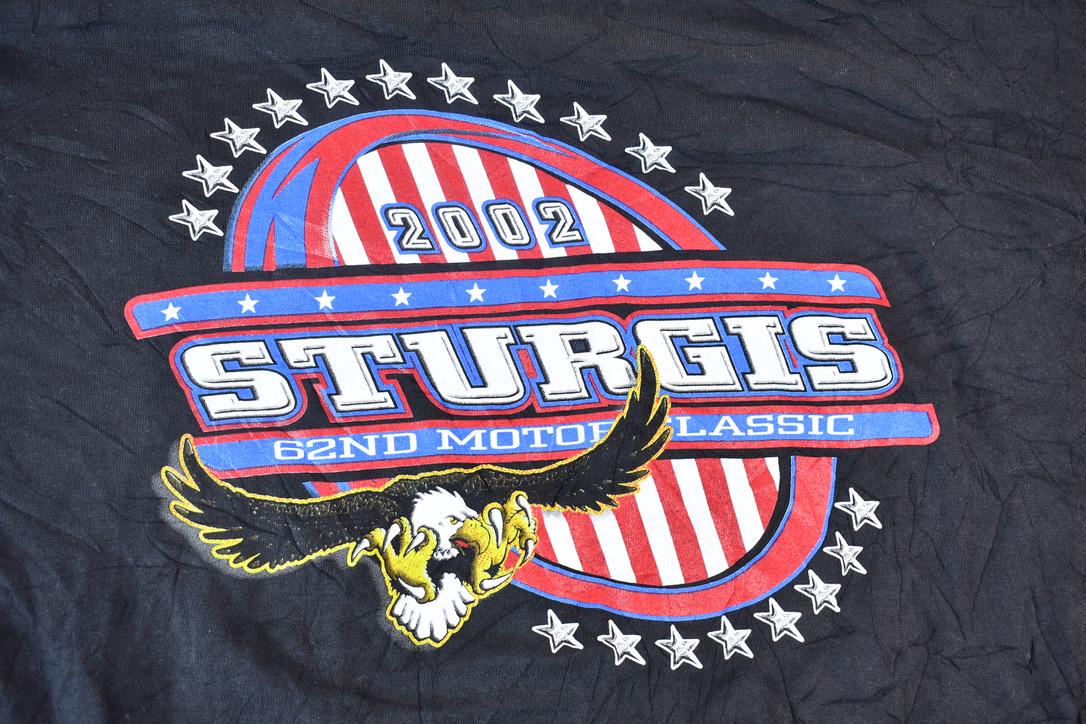 Vintage 2002 62nd Sturgis South Dakota Motor Classic Graphic T-Shirt