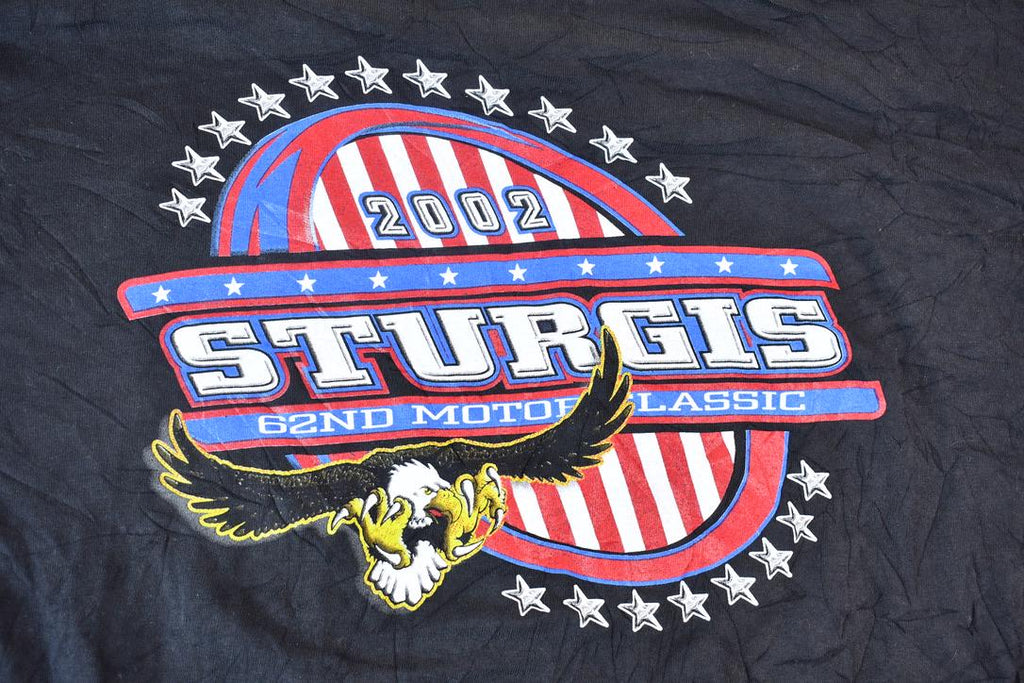 Vintage 2002 62nd Sturgis South Dakota Motor Classic Graphic T-Shirt