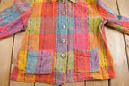 Vintage 1990s Anni Patchwork Jacket /