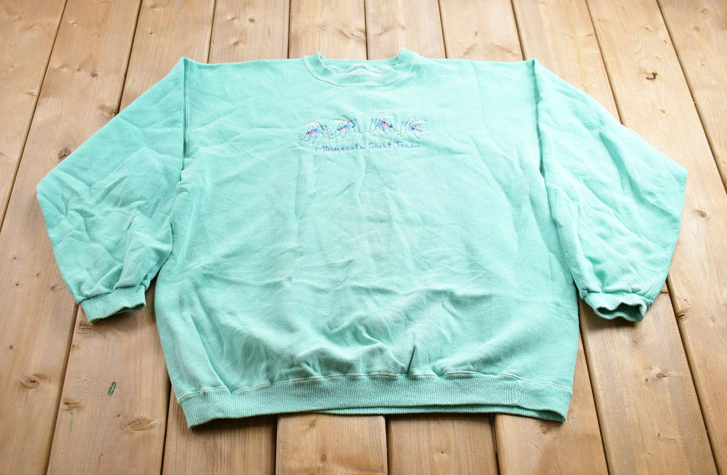 Vintage 1990s Minnesota Swat Team Mosquito Theme Crewneck Sweatshirt