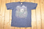 Vintage 1990s Toledo Embroidered Elephant Souvenir Travel T-Shirt Men's M