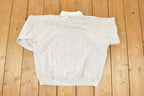 Vintage 1990s Bunny Teddy Country Cute Collared Cartoon Crewneck Sweatshirt Women's XL