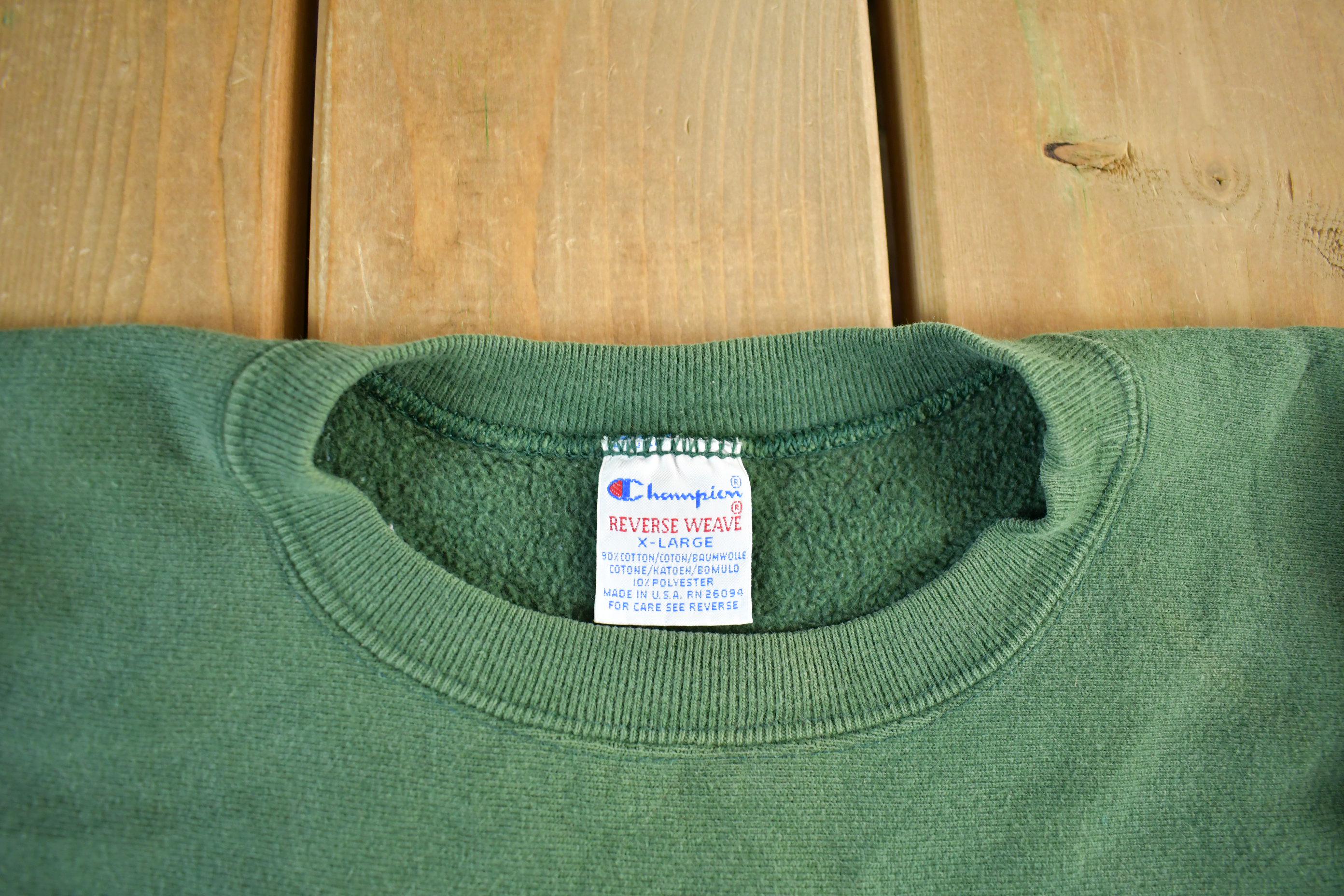Vintage 1990s Mankato State University Champion Reverse Weave Warmup Crewneck Sweatshirt Men's XL