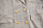 Vintage 1990s Nina Ricci Blazer Jacket & Skirt Set Size 46