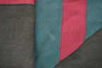 Vintage 1990s Cherokee Sport Quarter Button Striped Sweater