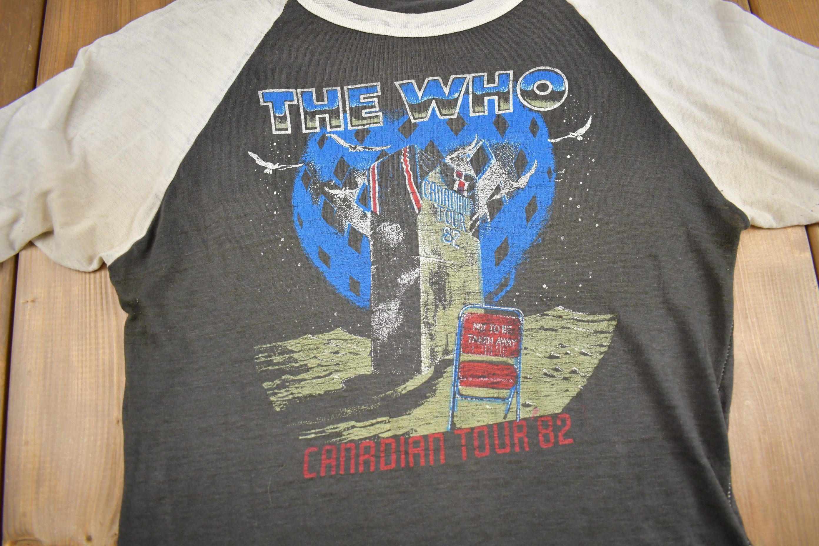 Vintage 1982 The Who Canadian Tour Band T-shirt