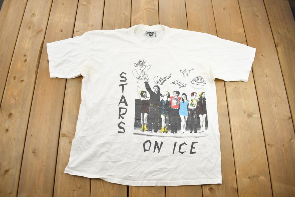 Vintage 1990s Stars On Ice Get What You Need Tour Graphic T Shirt