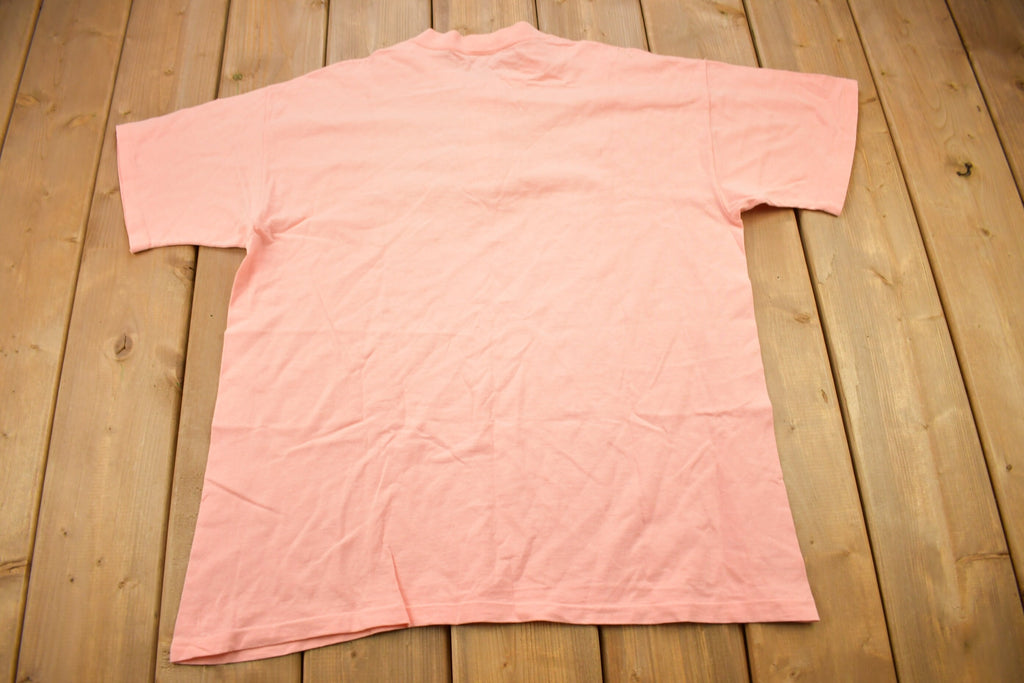 Vintage 1990s Cocoa Beach Graphic Souvenir Henley T Shirt