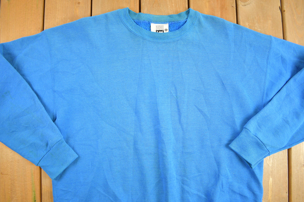 Vintage 1990s Blank Blue Crewneck Sweatshirt