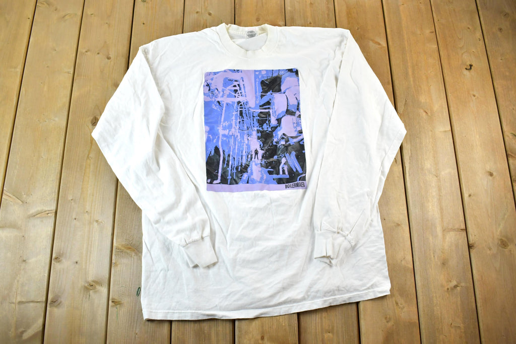 Vintage 1990s Boilermaker Graphic Souvenir Crewneck Long Sleeve Shirt