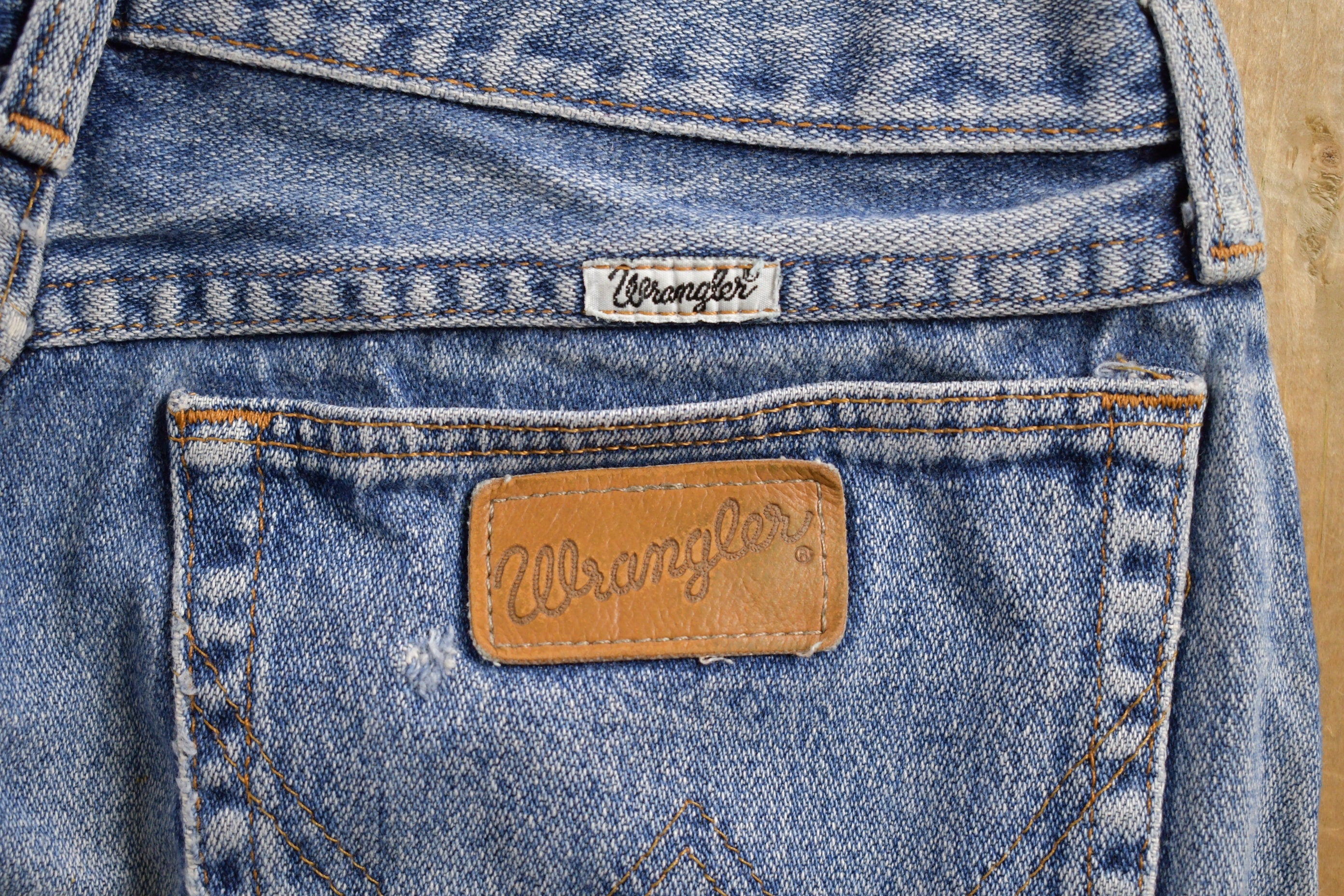 Vintage 1980s Wrangler Jeans Size 29 X 35