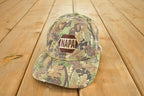 Vintage 1990s Napa Racing Camo Snapback Hat / 90's Embroidered Race Car Cap