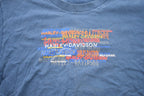 Vintage 1990s Harley Davidson Skull Graphic T-Shirt