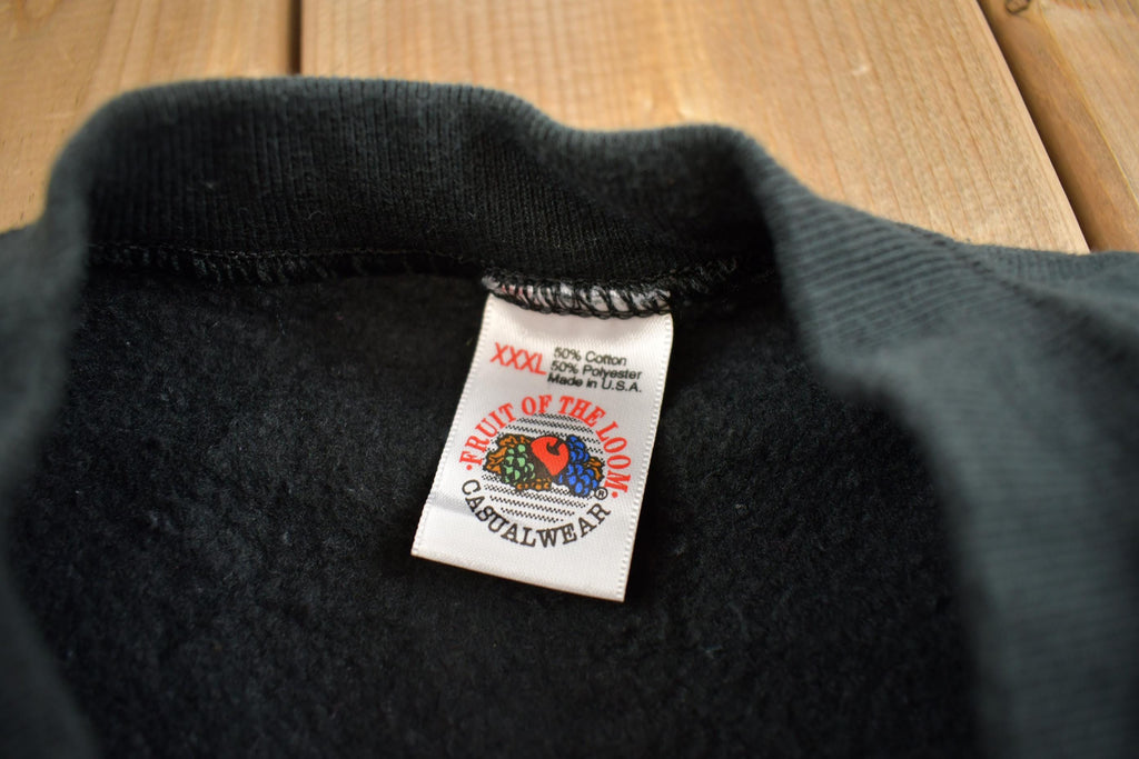 Vintage 1990s Blank Fruit Of The Loom Crewneck Sweatshirt Made In USA