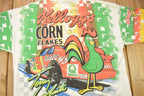 Vintage 1996 Terry Labonte All Over Print Kellogg's NASCAR Racing T-Shirt