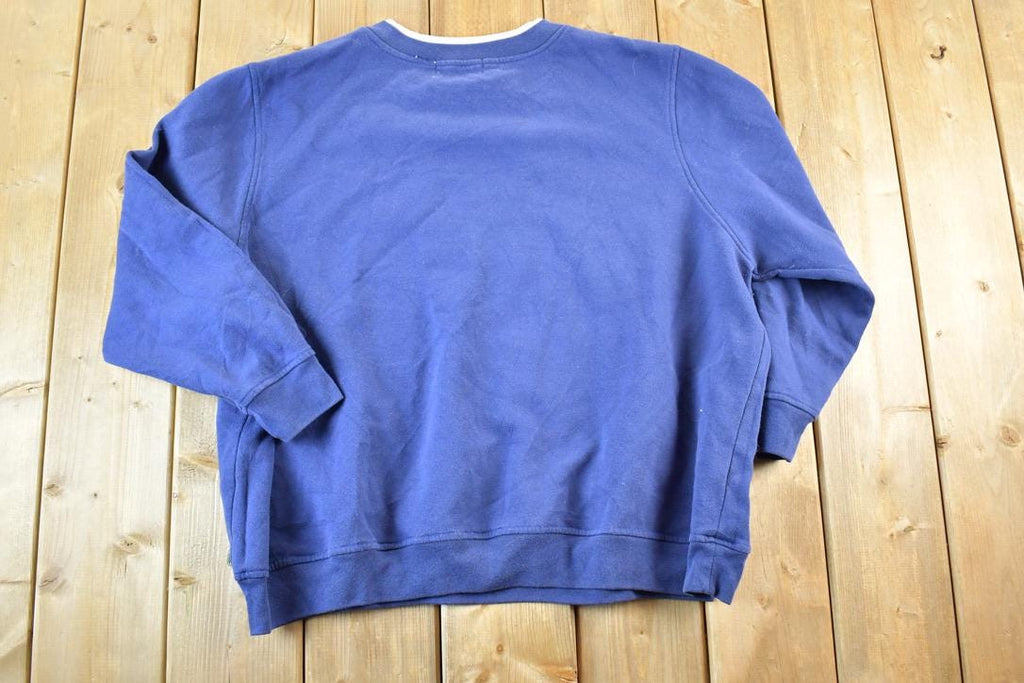 Vintage 1990s Extra Shenanigans Floral Double Collar Crewneck Sweatshirt Womens XXXL /