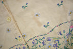 Vintage 1990s Floral Theme Artisans Cardigan Sweater