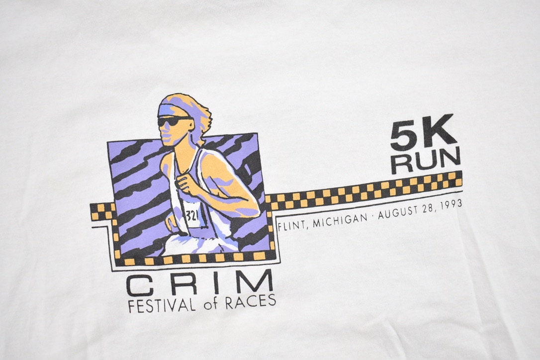 Vintage 1990s CRIM Festival Of Races 1993 Souvenir T Shirt