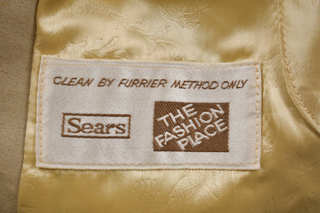 Vintage 1980s Sears Faux Fur Coat