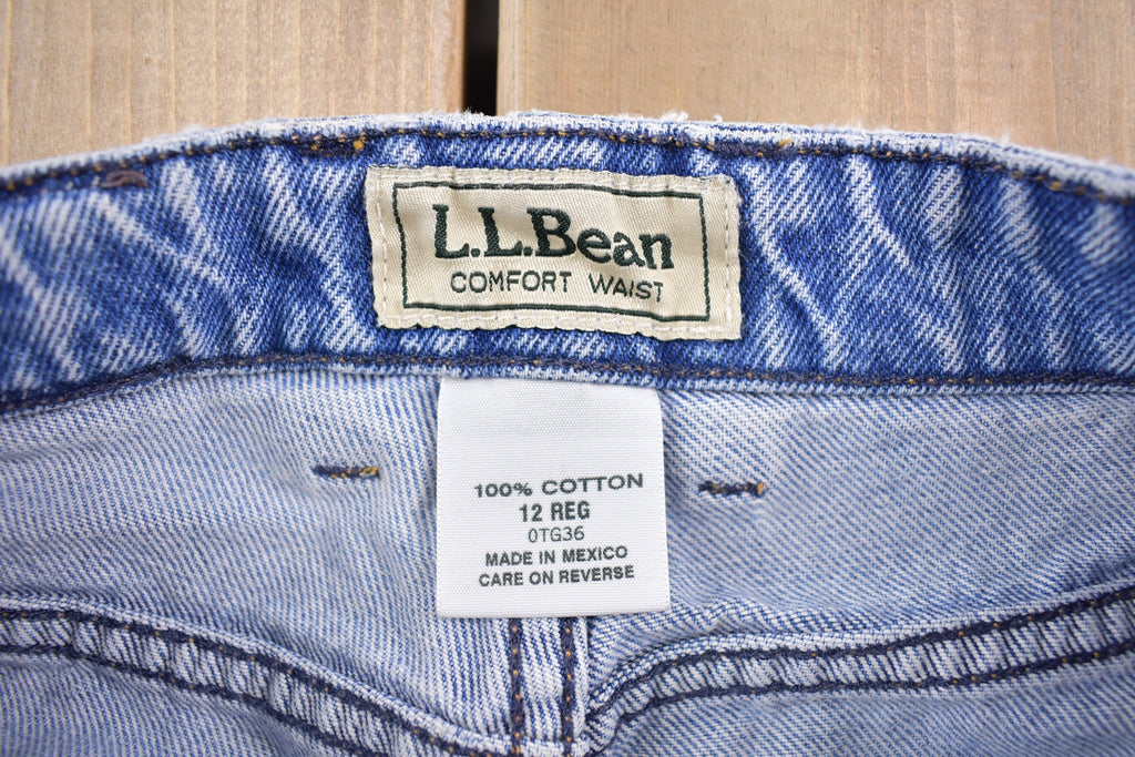 Vintage 1990's L.L Bean Comfort Waist Blue Jeans 28 x 28