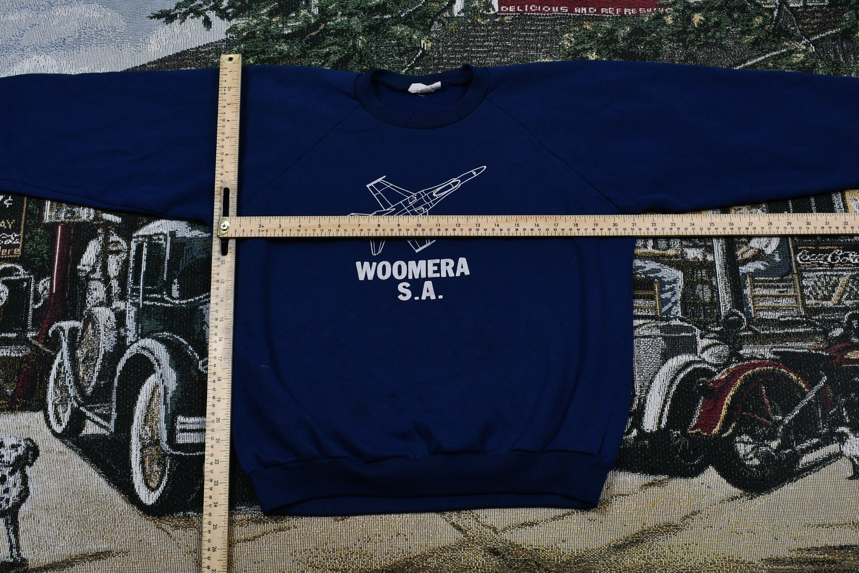 Vintage 1980s Woomera South Australia Raglan Crewneck