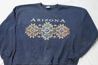 Vintage 1995 Wild West Co Arizona Souvenir Crewneck Sweater
