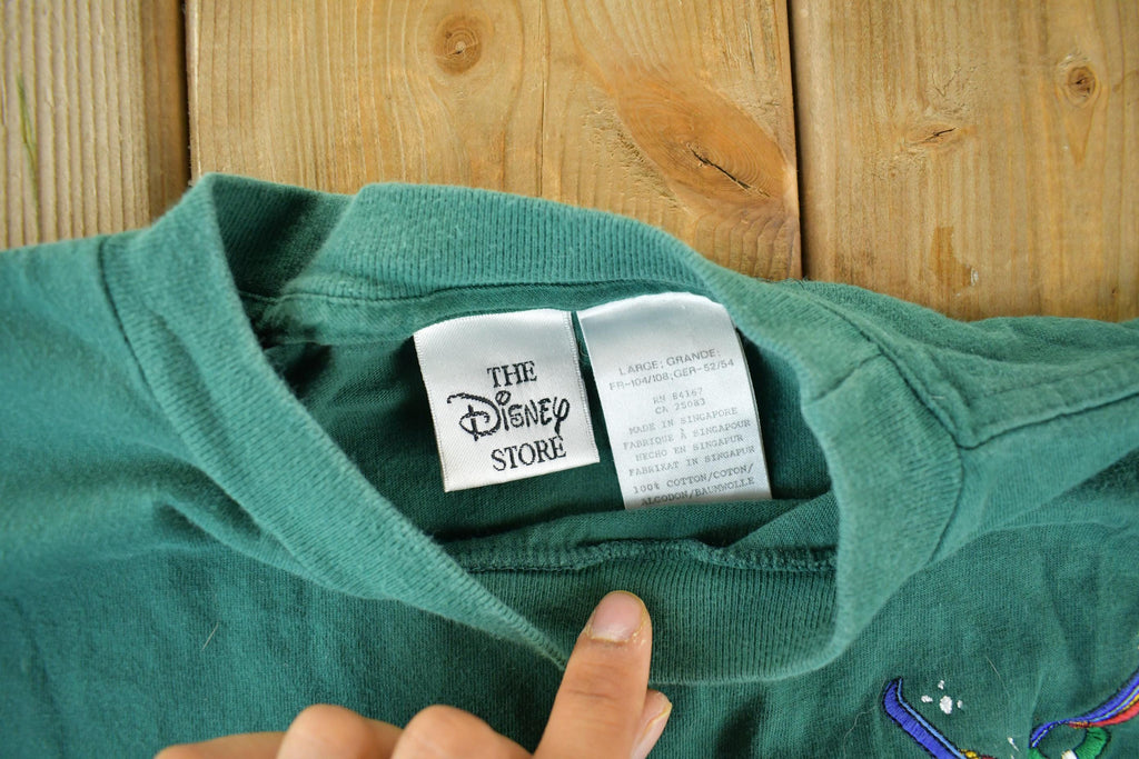 Vintage 1990s Goofy Skiing Disney Long Sleeve T Shirt Men's Large