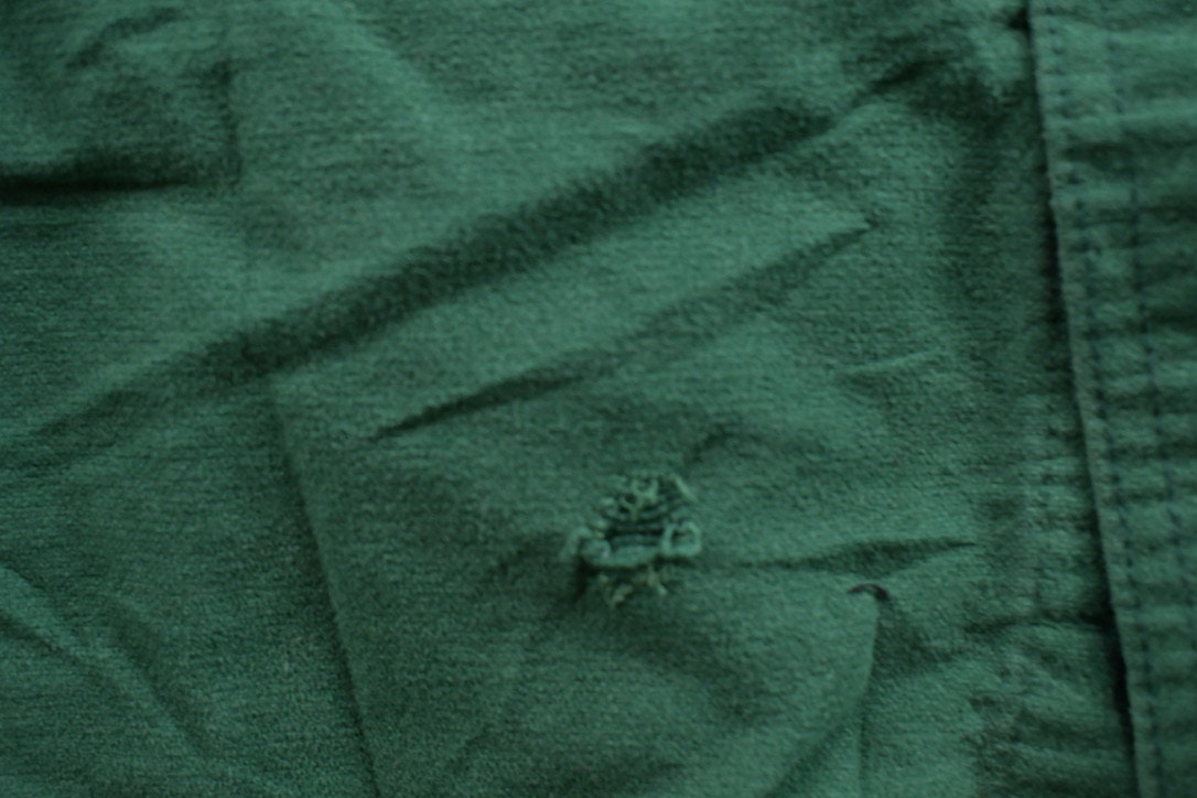 Vintage 1990s Moose Creek Blank Green Button Up Shirt