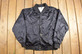 Vintage 1990s Blank Satin Bomber Jacket
