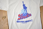 Vintage 1984 Strohs Run For Liberty Single Stitch Graphic T Shirt Made In USA