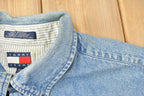 Vintage 1990s Tommy Hilfiger Button Up Denim Shirt