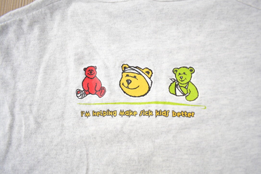 Vintage 1998 Sick Kids Telethon Souvenir T Shirt Made In Canada Size L