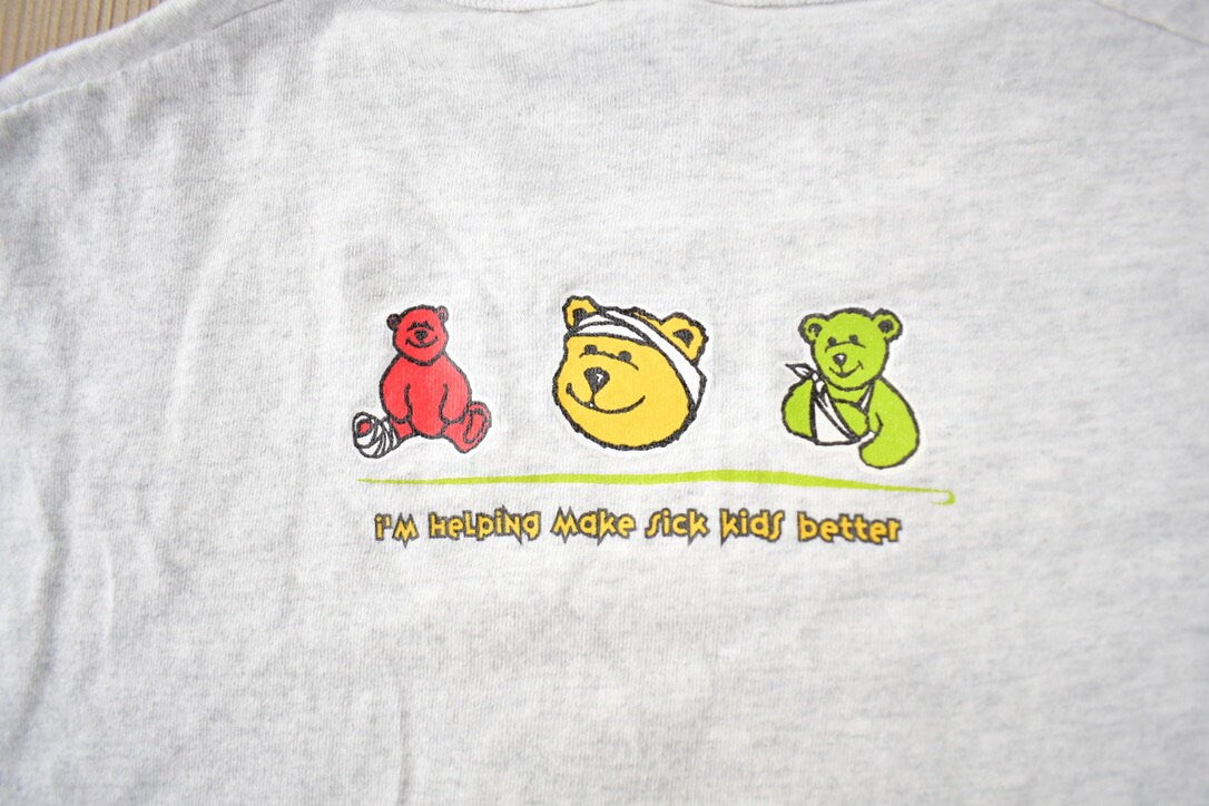 Vintage 1998 Sick Kids Telethon Souvenir T Shirt Made In Canada Size L
