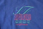 Vintage 1990s San Francisco California Street Car Trolly Crewneck Sweatshirt