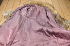 Vintage 1970s Brown Racoon Fur Coat
