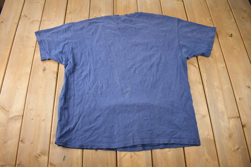 Vintage 1990s Lake Tahoe California Single Stitch Souvenir Travel T Shirt Made In USA