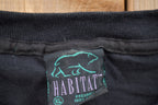 Vintage 1990s Let Heaven And Nature Sing Wolf Graphic T-Shirt