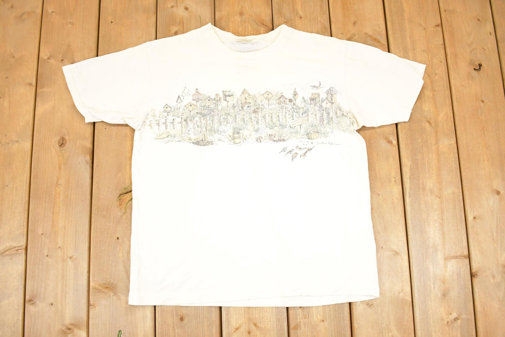 Vintage 1990s Northern Reflections Birdhouses FAB Outdoorsman T-Shirt Women's M