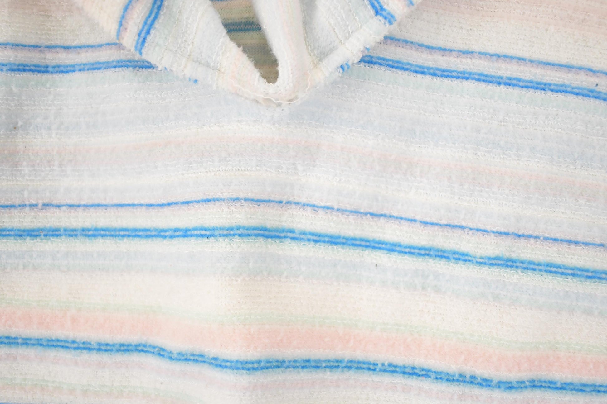 Vintage 1960s A Trifle Bit Striped Knit Souvenir Shirt Women's S