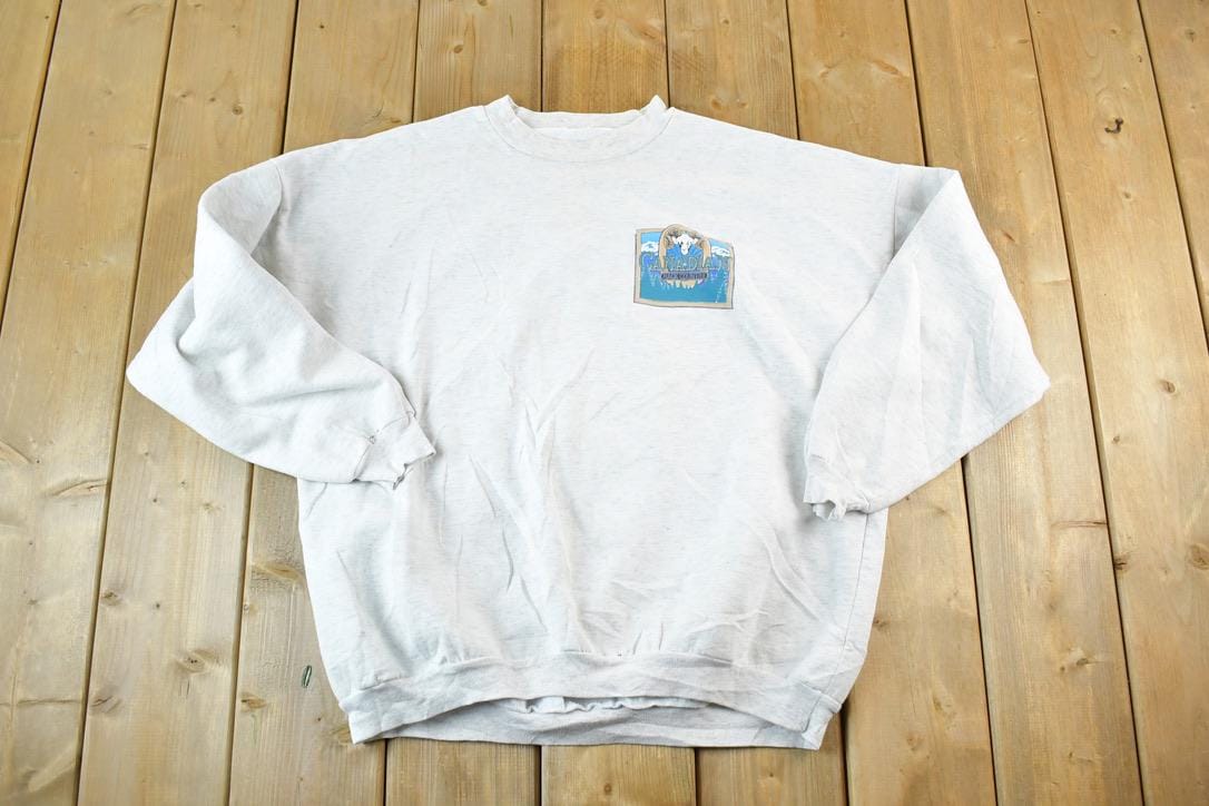 Vintage 1990s Canadian Backcountry Experience Crewneck Sweatshirt Mens M