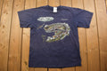 Vintage 1990s Jakes Cottages Hungry Fish Graphic T-Shirt