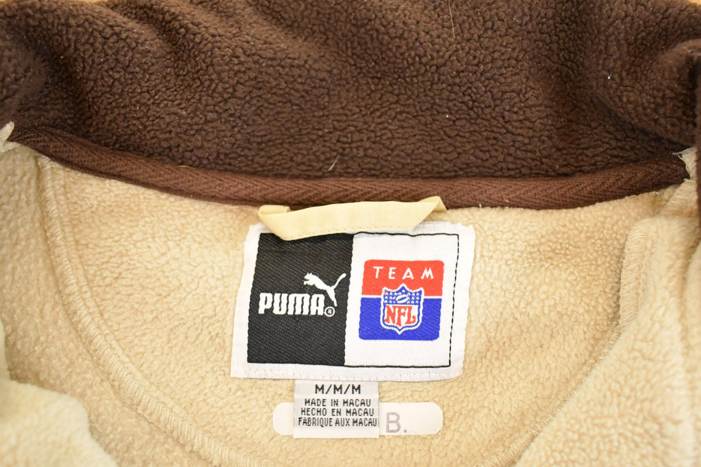 Vintage Y2K Puma Chicago Bears Fleece Sweater Men's M / Outdoorsman / 2000s Sweater / Streetwear / Hiking / Fleece Zip up