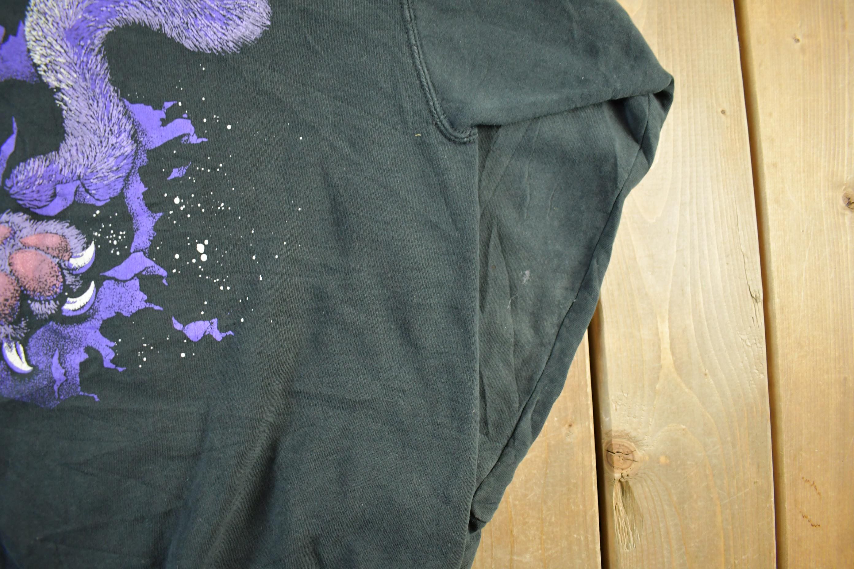 Vintage 90s Arctic Cat Graphic Sweatshirt: All Over Print