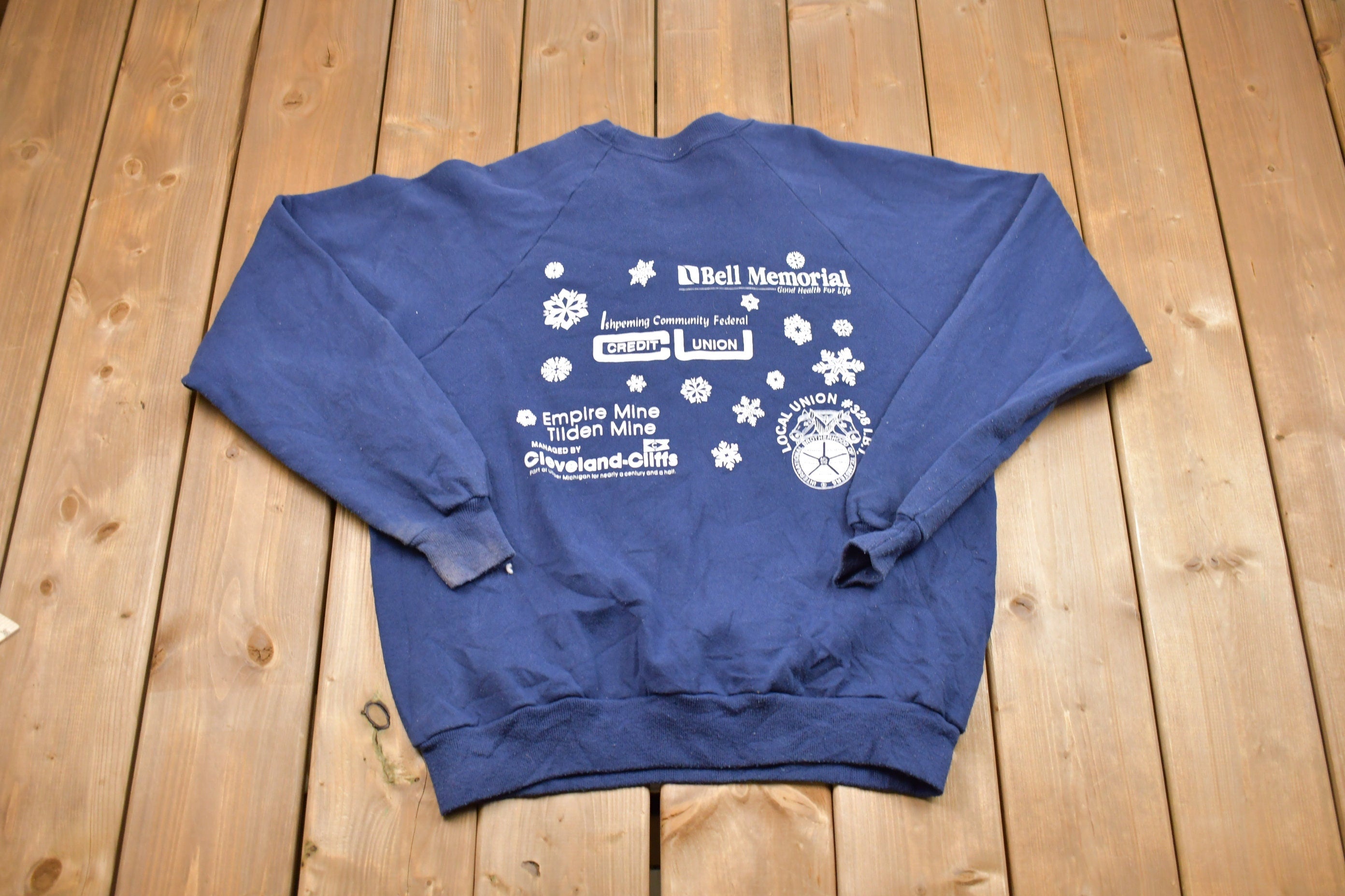 Vintage 1996 Groundhog's Day Race Crewneck Sweatshirt
